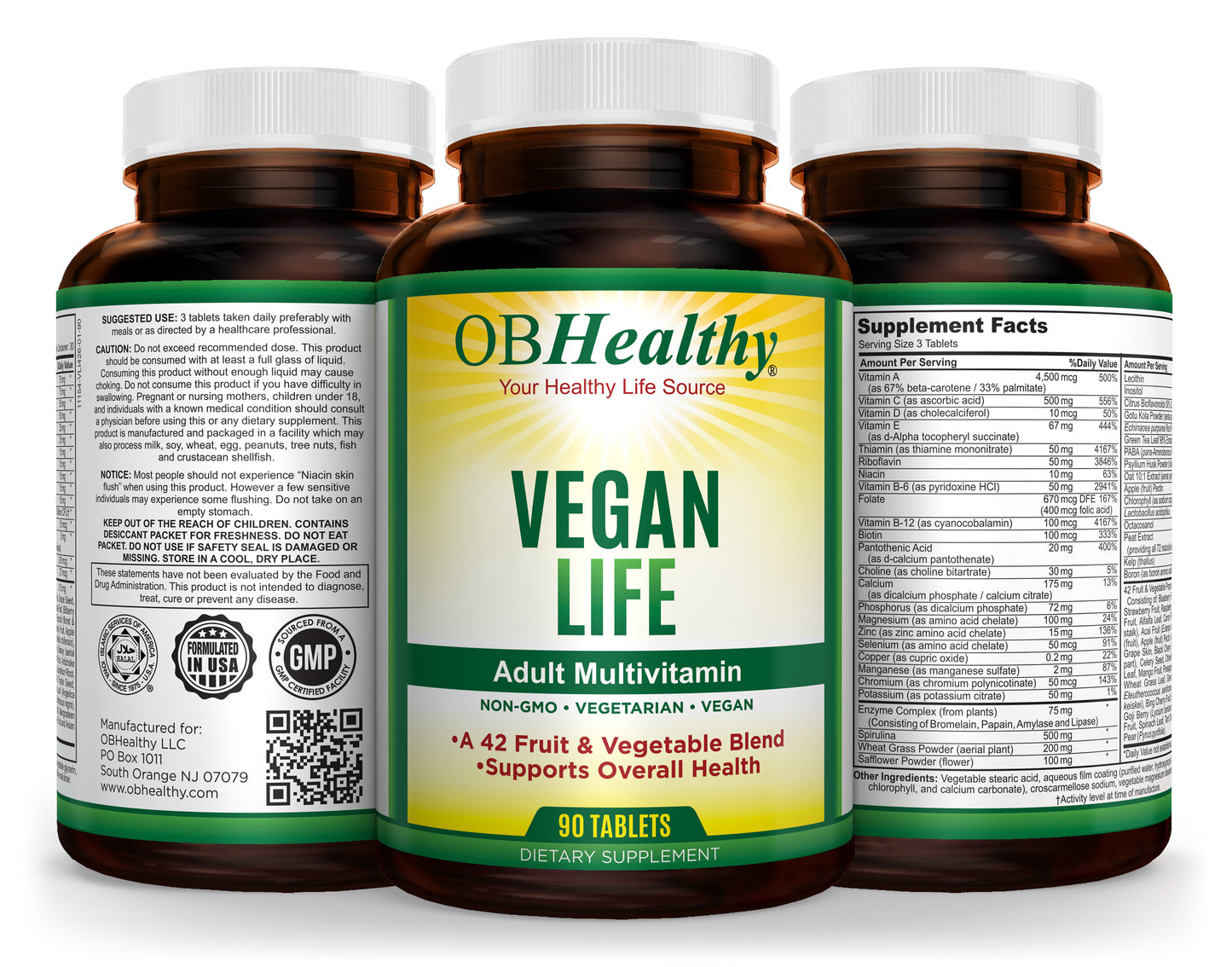 Adult Multivitamin Vegan Life